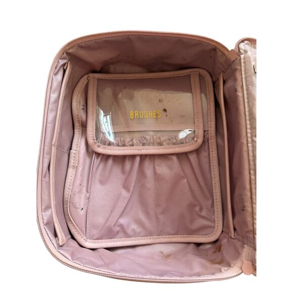 BEIS Atlas Pink The Cosmetic Bag Makeup Carry Case - Picture 8 of 11